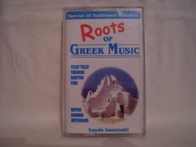 Vand caseta Roots Of Greek Music, originala,raritate! 18 melodii traditionale foto