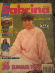 Revista tricotaje Sabrina foto