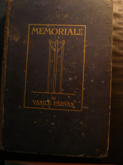 Vasile Parvan - Memoriale - Prima Ed. 1923 foto