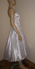 Rochie de seara VERA MONT , rochie vintage cu jupon de tul , masura 40 , rochie de dans foto