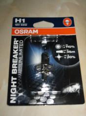 BEC OSRAM H1 NIGHT BREAKER PLUS UNLIMITED 55 RON PER SET foto