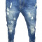 (NOU) Blugi CONICI - CU TUR LASAT SI RUPTURI - SKINNY / SLIM - ( TOATE MARIMILE: 29, 30, 31, 32, 33, 34, 36 ) + BRETELE CADOU