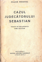 CAZUL JUDECATORULUI SEBASTIAN de FRANZ WERFEL (EDITIE INTERBELICA) foto