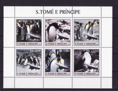 SAO TOME E PRINCIPE 2003 PINGUINI foto