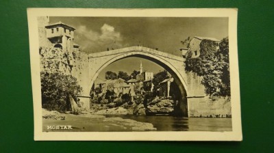 Mostar - vedere spre pod - necirculata foto