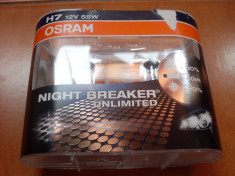 Set becuri H7 Osram Night Breaker Unlimited foto