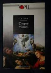 C.S. Lewis DESPRE MINUNI Ed. Humanitas 2007 foto