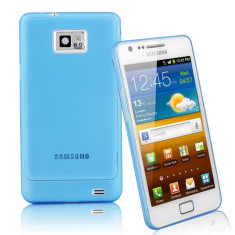 Husa Ultra Slim Mata Samsung Galaxy S2 i9100 Blue foto