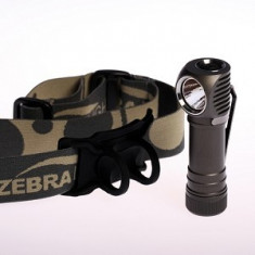 Lanterna Zebralight H52w, NOUA, single AA, max 500 lumen (14500), 280 lumen Nimh foto