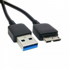 Cablu USB 3.0 Samsung Galaxy S5 I9600 Note 3 N9000 Black foto