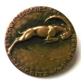 ELVETIA INSIGNA 35 SCHWEIZERISCHES SKIRENNEN 1941 ST MORITZ HUGUENIN LOCLE **, Europa