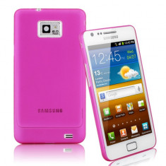 Husa Ultra Slim Mata Samsung Galaxy S2 i9100 Pink foto