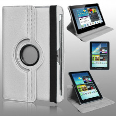 Husa Rotativa 360 grade Samsung Galaxy Tab2 10.1 P5100 White foto