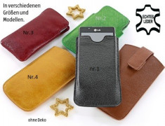 Husa piele tip toc smartfone.Apple iPhone 4 ,Apple iPhone 4S, HTC Desire S, Nokia 603 ,LG P690 Optimus Net foto