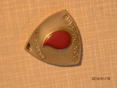 Medalie Frantuzeasca pentru donatorii de sange. foto