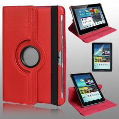 Husa Rotativa 360 grade Samsung Galaxy Tab2 10.1 P5100 Red foto