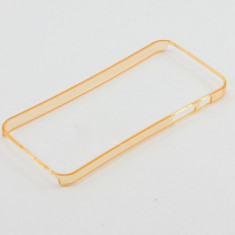 Bumper Frame iPhone 5 5S Ultra Slim 0.2mm Orange foto