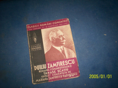 TANASE SCATIU DUILIU ZAMFIRESCU 1940 foto