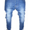 (Model Frumos) Blugi CONICI - CU TUR LASAT - SKINNY / SLIM - ( MARIMI: 28, 29, 30, 31, 32, 33, 34 )