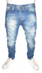 (Model Super Interesant) Blugi CONICI - CU TUR LASAT SI BRETELE -- SKINNY / SLIM - ( TOATE MARIMILE: 29, 30, 31, 32, 33, 34, 36) foto