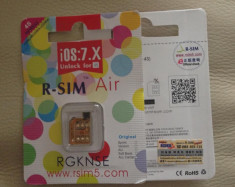 Gevey R Sim Air Unlock iPhone 4s Orice Operator! Ruleaza cu iOS 5 6 7 7.0.4 7.1 7.1.1! Produs Premium!! Gevey 7 8 9 foto