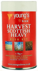 Young&amp;#039;s Harvest Scottish Ale - kit pentru bere bruna - faci 23 de litri de bere super buna! Tot ce ai nevoie sa faci bere acasa. foto
