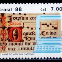 C385 - Brazilia 1988 - catalog nr.2242 neuzat,perfecta stare