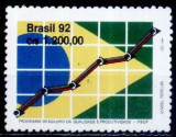 C407 - Brazilia 1992 - cat.no.2505 neuzat,perfecta stare, Nestampilat