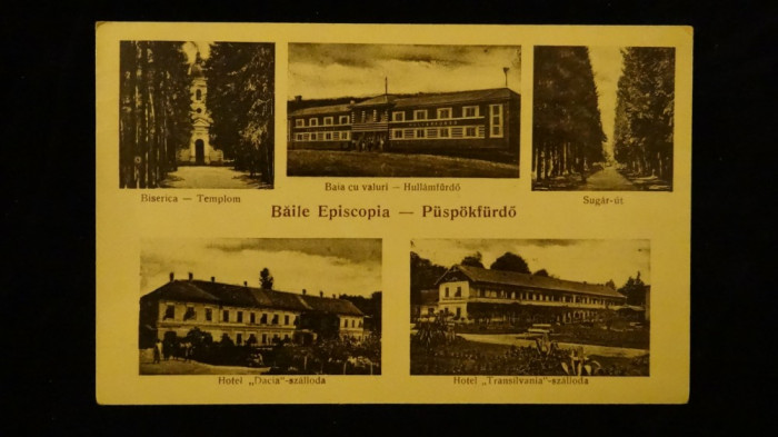 Baile Episcopia-Biserica,Baia cu valuri,Sugar,Hotel Dacia,Hotel Transilvania-&#039;31