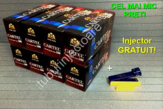 PACHET AVANTAJ CARTEL 7 - 4000 de tuburi tigari CARTEL filtru normal ( 8 x 500 buc) + INJECTOR pentru tutun GRATUIT! foto