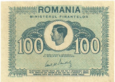 ROMANIA 100 LEI 1945 UNC [1] foto