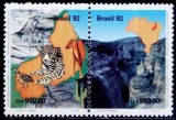 s3 Brazilia 1992 - cat.no.2489-90 neuzat,perfecta stare