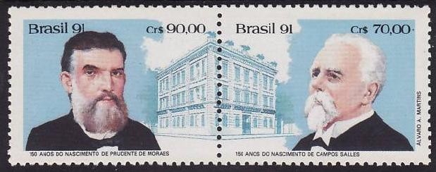 C401 - Brazilia 1991 - cat.no.2443-4 neuzat,perfecta stare