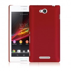 Husa carcasa spate &amp;quot;hard red case&amp;quot; Sony Ericsson Xperia C foto