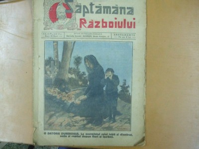 Saptamana Razboiului 8 noiembrie 1915 foto