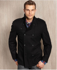 Geaca/trench GUESS Modern Pea Coat masura M si L (reducere finala) foto