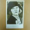 Carte postala Greta Garbo cu palarie si esarfa
