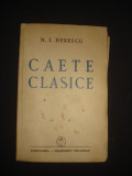 N. I. HERESCU - CAETE CLASICE {1941}