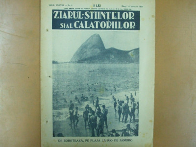 Ziarul stiintelor si al calatoriilor Nr. 3 1934 M. T. Rumano In inima padurilor virgine foto