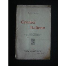 RAMIRO ORTIZ - CRONICI ITALIENE {1921}