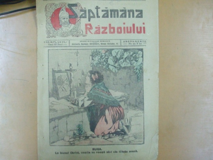 Saptamana Razboiului 24 iulie 1916 Dorinta lui Dudu
