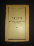 CONSTANTIN G. GEORGESCU - STUDII DIN ISTORIA LITERATURII ROMANE {1936}