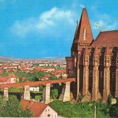 Carte postala CP HD016 Hunedoara - Castelul Huniazilor - circulata 1974
