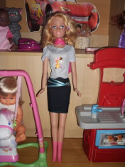 PAPUSA BARBIE EXTREM DE FRUMOASA ..85 CM...SUPERBA NOUA foto