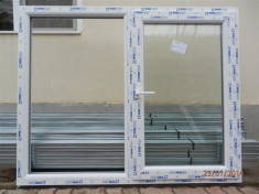 Fereastra termopan PVC 120/120 foto