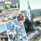 Carte postala CP HD023 Petrosani - Primavara in centrul civic - necirculata
