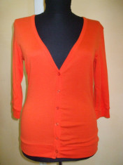 Bluza (tricou) portocalie cu maneca 3/4 foto