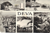 Carte postala CP HD014 Deva - Colaj RPR - circulata 1963