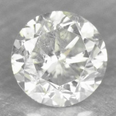 !! DIAMANT NATURAL ALB superb 0,23ct. si 3,72 mm diametru foto