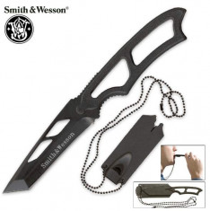 Cutit tactic/survival Smith&amp;amp;amp;Wesson cu teaca(fluier incorporat) foto